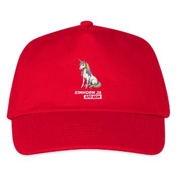 Cooles Einhorn Ja, Partei AfD Nein - Casquette de baseball Enfant - rouge - Devant