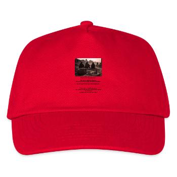 Ruins in the evening light - Kids’ Baseball Cap - red - Front