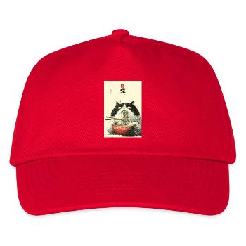 Festin de nouilles Neko - Casquette de baseball Enfant - rouge - Devant