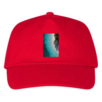 Turquoise Tide Palms - Kids’ Baseball Cap - red - Front