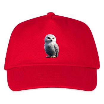 Snowy Owl White Owl Owl Owl Owl Snow Owl - Kids’ Baseball Cap - red - Front