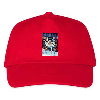 Astral Eye Mandala Surréalisme Tablette de cire - Casquette de baseball Enfant - rouge - Devant