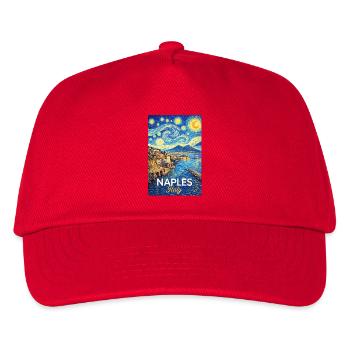 Neapel, Italien - Kinder Basecap - Rot - Vorne