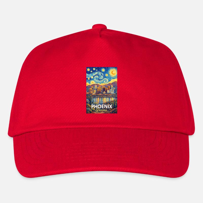 Phoenix, Arizona - Berretto da baseball per bambini - rosso