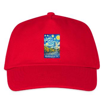 Washington, D.C. - Kinder Basecap - Rot - Vorne