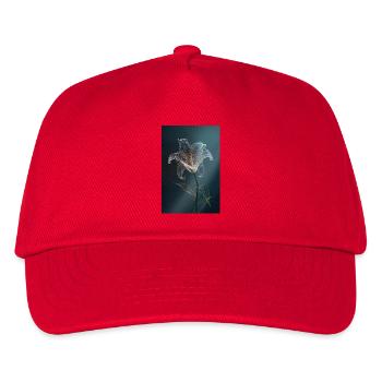 Luminous Wireflower Bloom - Kids’ Baseball Cap - red - Front