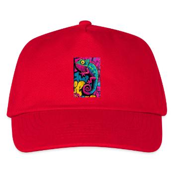 chameleon - Kids’ Baseball Cap - red - Front