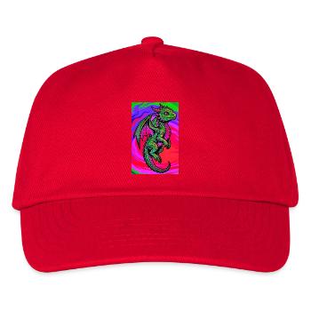 dragon - Kids’ Baseball Cap - red - Front