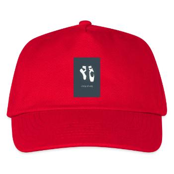 Affiche de ballet – Chaque pas raconte une histoire - Casquette de baseball Enfant - rouge - Devant