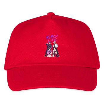 Kpop Is Life - Kids’ Baseball Cap - red - Front