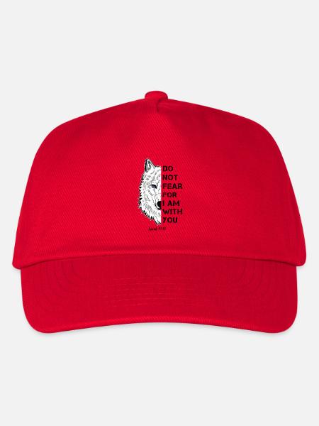 Religiöses Zitat - Kinder Basecap - Rot