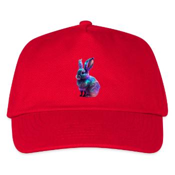 Cosmic Nebula Rabbit - Kids’ Baseball Cap - red - Front