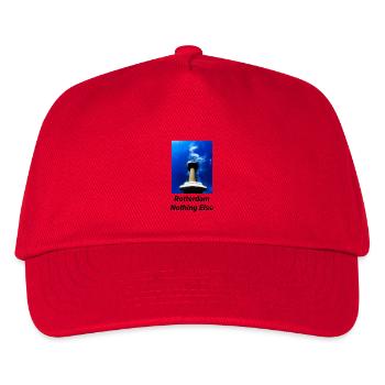 Rotterdam View Satellite Tower Design - Kids’ Baseball Cap - red - Front