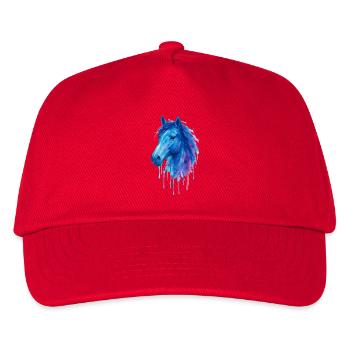 Watercolor Horse - Horseback Riding - Kids’ Baseball Cap - red - Front