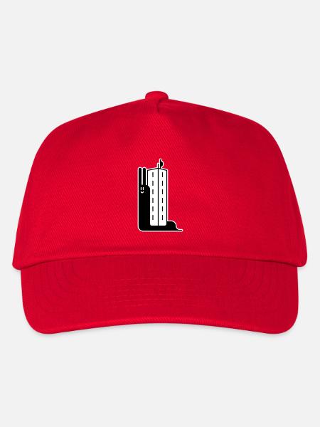 Block Snail - Kinder Basecap - Rot