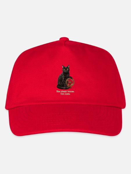 Das Rad dreht die Katze - Kinder Basecap - Rot