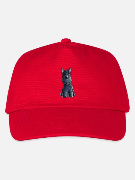 Süßer Scottish Terrier - Scottie - Geschenk - Hund - Kinder Basecap - Rot