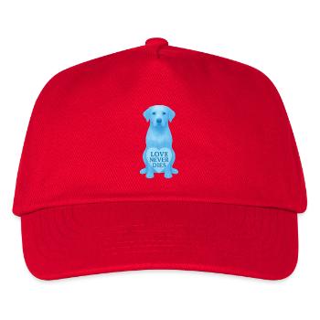 Dog in Heaven-Love never dies - Kinder Basecap - Rot - Vorne