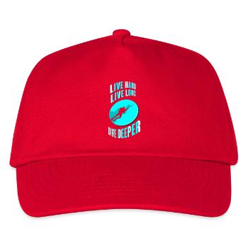 Tauchen Taucher Schnorcheln Sporttaucher - Kinder Basecap - Rot - Vorne