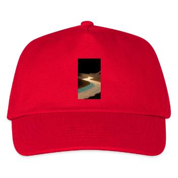 Fluss des goldenen Lichts  - Kinder Basecap - Rot - Vorne