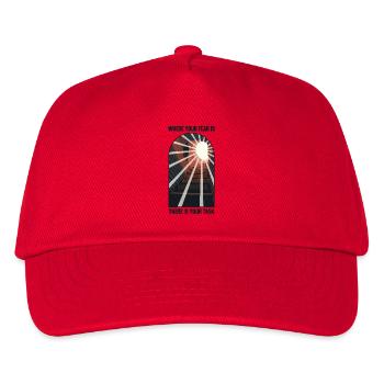 Fear as a signpost: solution - Kids’ Baseball Cap - red - Front