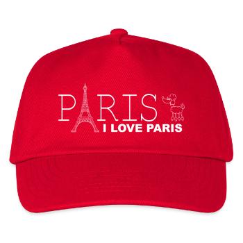 I LOVE PARIS - Kids’ Baseball Cap - red - Front