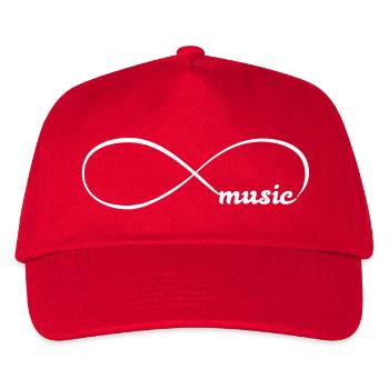 Music - Kids’ Baseball Cap - red - Front