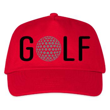 golf - Kids’ Baseball Cap - red - Front