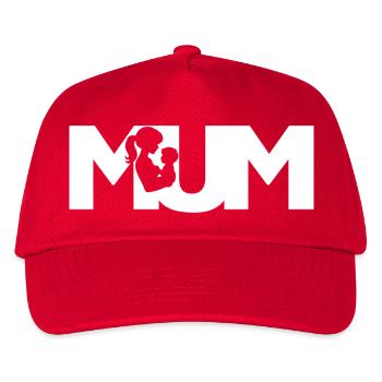 MUM - Kinder Basecap - Rot - Vorne