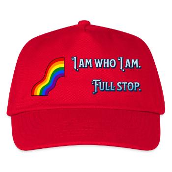 I am what I am - Kids’ Baseball Cap - red - Front