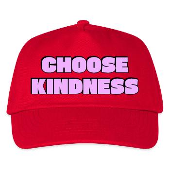 Choose Kindness   - Kids’ Baseball Cap - red - Front