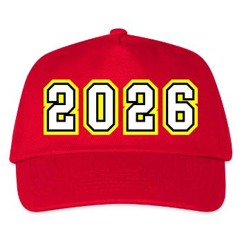 2026 year - Kids’ Baseball Cap - red - Front