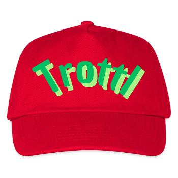 Trottl - Kinder Basecap - Rot - Vorne