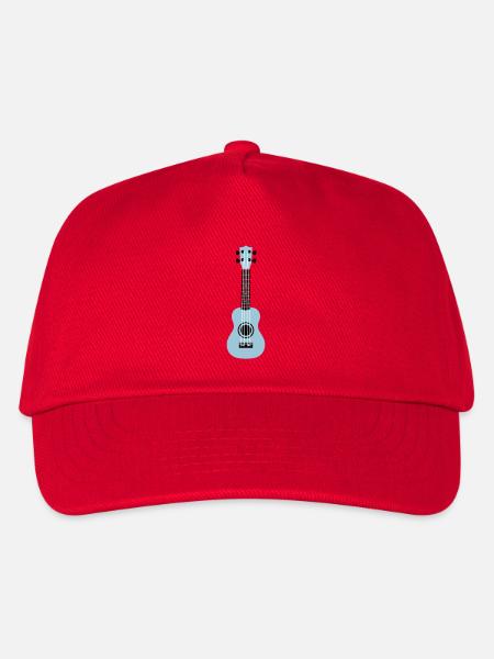Ukulele - Kinder Basecap - Rot