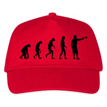 Evolution of Graffiti/ Streetart / Bombing - Kids’ Baseball Cap - red - Front