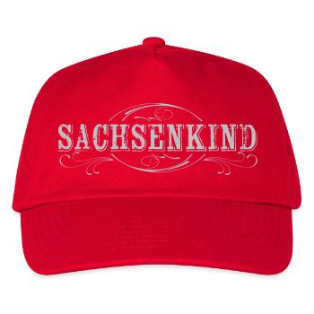 Sachsenkind - Sachsen - Kinder Basecap - Rot - Vorne