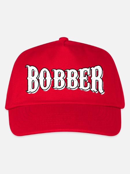 bobber chopper biker cruisen aufkleber sticker - Kinder Basecap - Rot