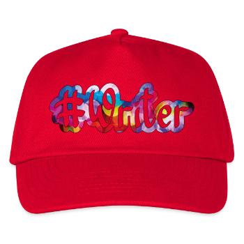 Schriftsteller, Schriftsteller (farbig) - Kinder Basecap - Rot - Vorne
