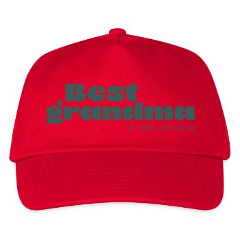 Beste Oma im Universum - Kinder Basecap - Rot - Vorne