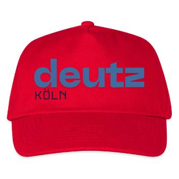 Deutz Cologne - Quartier - Casquette de baseball Enfant - rouge - Devant
