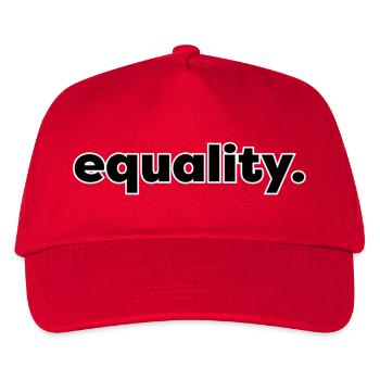 Equality - Kids’ Baseball Cap - red - Front