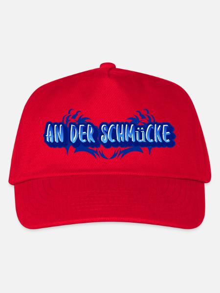 Aufdruck An der Schmücke - Kinder Basecap - Rot