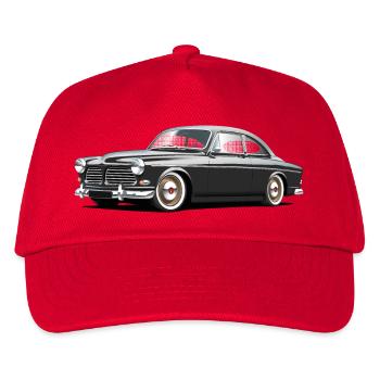 120 Series Custom Grey - Kids’ Baseball Cap - red - Front