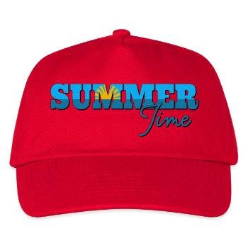 Heure d'été - Casquette de baseball Enfant - rouge - Devant