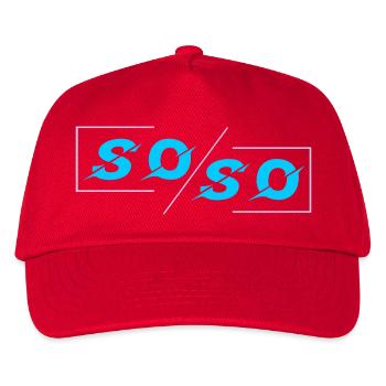 Soso - Kids’ Baseball Cap - red - Front