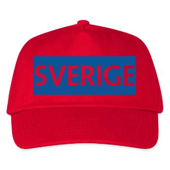 Wall Art of Abstract Nature Landscape - Kids’ Baseball Cap - red - Front