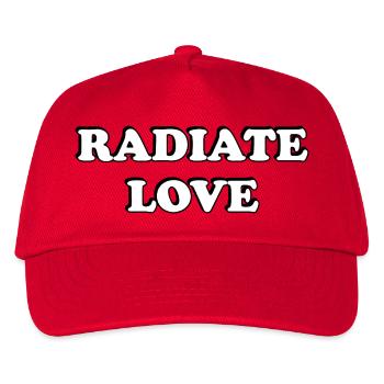 Radiate Love - Kids’ Baseball Cap - red - Front