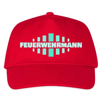 Occupation: Firefighter - Kids’ Baseball Cap - red - Front