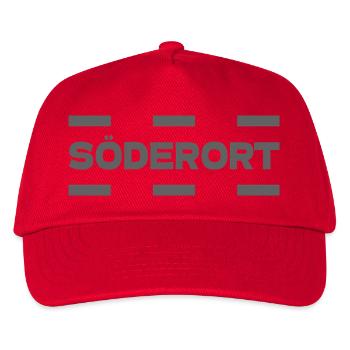 Söderort - Stockholm - Kinder Basecap - Rot - Vorne