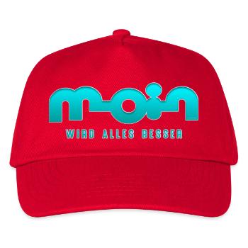 Moin, tout s’améliore - Casquette de baseball Enfant - rouge - Devant